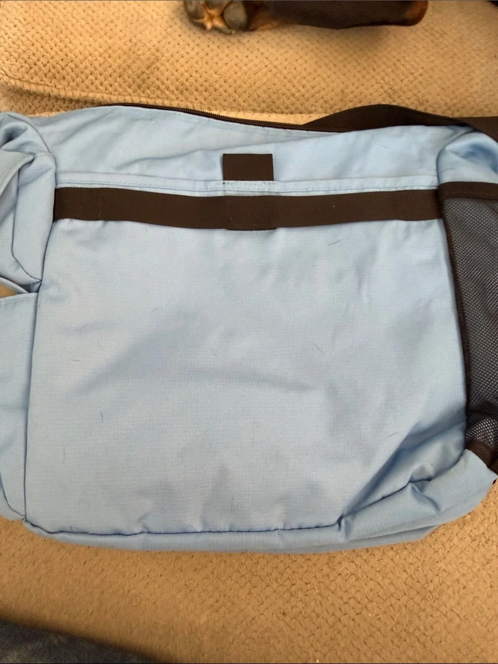 L.L. Bean Light Blue Men's Messenger Shoulder Bag